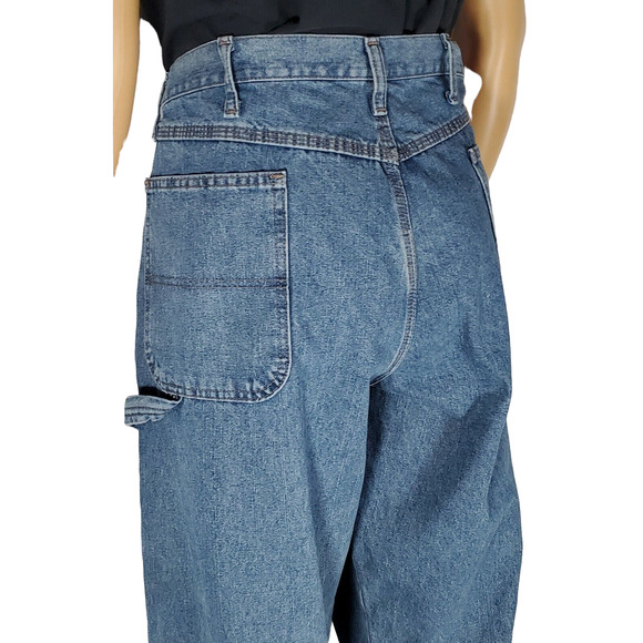 Wrangler Carpenter Work Blue Jeans Mens Size 40x30*(See measurements for fit) #2 - Picture 3 of 7